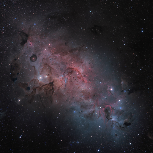 deep space colorful galaxy